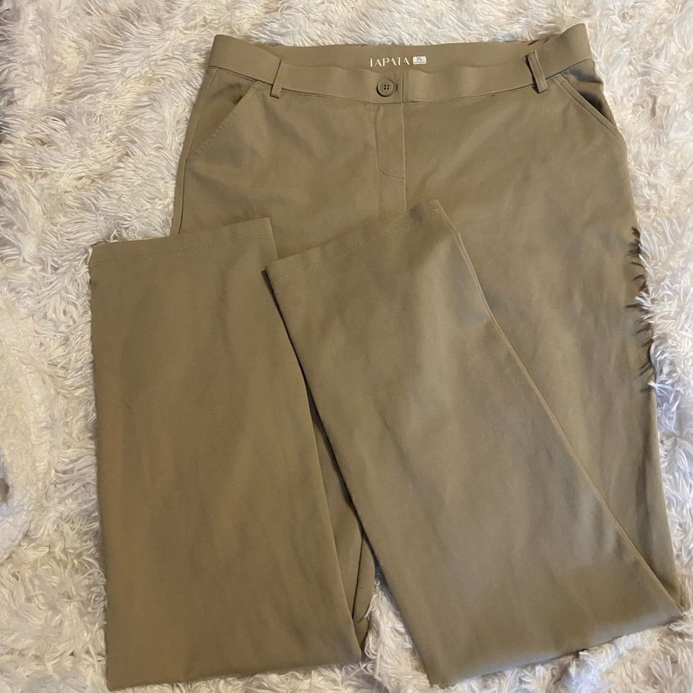 Tapata Khaki Bootcut Stretch Pants XL